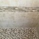 Walk-in shower tile